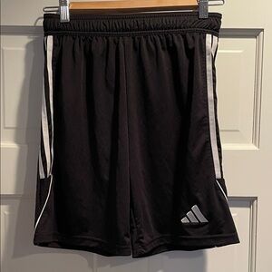 Adidas Black Shorts with White Accents